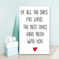 thumbnail image 3 of Funny Anniversary Card - for Couples, Parents, Made of Paper, with Matching Envelope, Blank Inside, 3 of 5