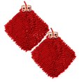 thumbnail image 1 of Oleegame 2PC Ten Dollar Items Soft Hand Towel New Year's Red Creative Kitchen Thickened Towel Quick Dry Hanging Wash Towel Kitchen Accessories, 1 of 6