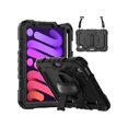 thumbnail image 1 of Case for iPad mini 7 (A17 Pro) 2024 / Mini 6 2021 8.3 inch Shockproof cover for iPad Mini 6 with Screen Protector Pencil Holder Stand and /Shoulder Strap, 1 of 7