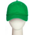 thumbnail image 4 of Diversity & Inclusion D&I Plain Dad Hat 100% Cotton Unstructured Hat Unisex Adjustable Strap - Kelly Green, 4 of 4