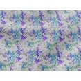 thumbnail image 5 of oneOone Viscose Jersey Medium Blue Fabric Abstracts Craft Projects Decor Fabric Printed By The Yard 60 Inch Wide, 5 of 5