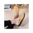 thumbnail image 4 of MAWCLOS Women Flats Comfort Clogs Slip On Lightweight Mules Closed Toe Driving Slides Yellow 10, 4 of 6