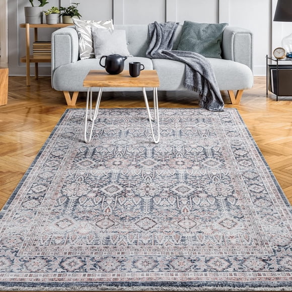 BY COCOON Tapis 8'x10 Pieds / Tapis pour Salon Tapis pour Chambres Tapis Tapis Lavable Tapis Salon Tapis de Chambre Tapis pour Salon Tapis pour Chambre Tapis (240 cm x 305 cm)