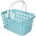 thumbnail image 1 of SHISUYAN Small Shopping Basket for Kids Plastic Grocery Basket with Handle Toy Storage Container Party Favor, 1 of 8