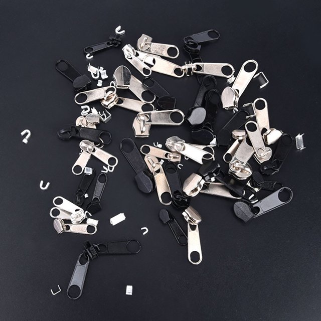 194pcs/Bag Zipper Repair Kit Zip tent zipper rescue kit Slider Rescue Universal Zippers Clothes Bag Tent Sewing Tool