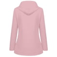 thumbnail image 3 of Pisexur Surchemise Veste Femme Veste de Pluie Unie Veste d'Extérieur Imperméable Imperméable à Capuche Coupe-Vent Chemises avec Poches Veste d'Automne Surchemises, 3 of 6