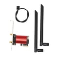 thumbnail image 2 of PCIE Carte Wifi, 2.4GHz 5GHz PCIE Carte Wifi 1200Mbps pour PC, 2 of 8