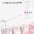 thumbnail image 4 of 4pcs Water Flosser Tip Water Toothbrush Refill Head Replacement for Waterpik, 2pcs Pink, 2pcs Blue, 4 of 8