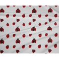 thumbnail image 4 of oneOone Polyester Lycra White Fabric Red Insect Sewing Material Print Fabric By The Yard 56 Inch Wide, 4 of 4