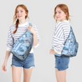thumbnail image 2 of Shark Week Special Sling Backpack - Multiple Shark Species Educational Print, 2 of 4