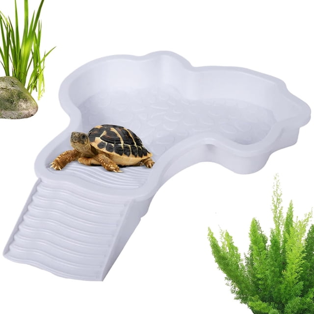 EGNMCR Tools&Home Improvement Water Bowl For Turtless Reptiles Water Bowl Turtless Water Bowl For Turtless Can Be Disassembled And Assembled Turtle bath basin