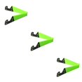 thumbnail image 2 of Ruiboury Support Pliable Ajustable en Forme de V pour Téléphone Intelligent Tablette Taille Portable Vert Fluorescent 3ensemble, 2 of 6
