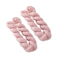 thumbnail image 4 of Lipstore 2 Pieces Cheesecloth Table Runner Trendy for Holiday Photo Backdrop New Year pink, 4 of 8