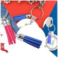 thumbnail image 4 of tredstone 28 Pieces Keychain Charms Creative Delicate Keyring Pendant Tassels Simple Handbag Decor Tassel Craft Decoration DIY Accessory Royalblue, 4 of 7
