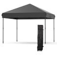 thumbnail image 1 of GloryStar Tente à Auvent Escamotable 10x10, Tente à Auvent de Patio avec Installation à un Bouton, Sac à Roulettes Portable, 4 Sacs de Lest, Tente Instantanée d'Extérieur à 3 Hauteurs Réglables pour Fêtes, Camping, Plage, 1 of 6