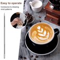 thumbnail image 4 of 5Pcs Coffee Machine Brush with Spoon Coffee Grinder Brush Coffee Machine Group Head Cleaning Metal Blind Bowl, 4 of 7