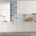 thumbnail image 2 of simhoa 10pcs Vintage Tiles Stickers Bathroom Kitchen PVC Wall Stickers Decals H H, 2 of 8