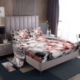 thumbnail image 1 of Draps de Lit Chat Kawaii Format Double, Ensemble de Literie Attrape-Rêves Chaton Mignon pour Enfants Garçons Filles, Ensemble de Draps Attrape-Rêves Boho Tribal Plume Animal 1 Drap-Housse 1 Drap Plat 2 Taies d'Oreiller, 1 of 7
