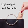 thumbnail image 3 of 8-in-1 Multifunctional Makeup Brush Kit with Beauty Sponge - Compact Portable Cosmetic Tool Set Including Powder, Blending, Angled, Concealer, Contour, Lip & Eyeshadow Brushes, Neatly Stored in a, 3 of 6