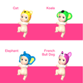 thumbnail image 4 of Sonny Angel Babies HIPPERS Looking Back Series - Mini Figure/Limited Edition - 1 Sealed Blind Box, 4 of 6