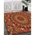 thumbnail image 3 of Ahgly Company Tapis d'Intérieur Lavables en Machine, Rectangulaires, Zone Rouge, 2' x 3', 3 of 7