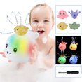 thumbnail image 1 of Water Spray Toy Electric: Whale Rotatable Light up Bath Sprinkler Toy Shower Toy, 1 of 9
