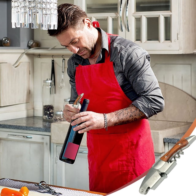 Yhmxh Kitchen Gadgets Kitchen Utensils Home and Kitchen Log Handle Bottle Opener Multifunctional Portable Knife Bottle Opener Wine Wine Bottle Opener bottle opener