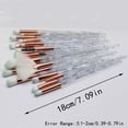 thumbnail image 4 of White Custom Made Makeup Brushes Makeup Brush Set 20 Pieces, 4 of 6