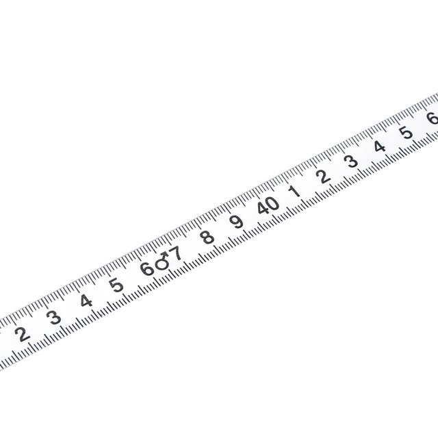 Ruban Règle en PVC, Ruban Rétractable Rond Indice de Masse, Mesure de la Graisse de la Coquille en ABS, pour Tricot de Tissu pour Couture 2.75 Pouces 56G