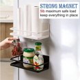 thumbnail image 5 of Magnetic Spice Rack Refrigerator Side Magnetic Spice Rack Kitchen Magnetic Shelf Magnetic Fridge Shelf Perfect Space Saver for Kitchen/Apartment 2 Pack (White), 5 of 5