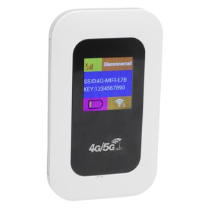 WiFi Hotspot mobile, portable 300Mbps Internet haute vitesse 4G 5G Connectivité WiFi Appareil Hotspot pour le camping