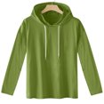 thumbnail image 2 of Penkiiy Chandail à Capuchon pour Homme, Chandail à Manches Longues, Décontracté, Mode, Chandails, Cordon de Serrage, Chandail à Capuchon de Gym, 4TG, Vert Armée, 2 of 6