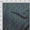 thumbnail image 3 of oneOone Tissu Flex Coton Bleu Floral Matériel de Robe Tissu Imprimé Tissu au Mètre 40 Pouces de Large, 3 of 4