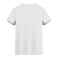 thumbnail image 4 of Styesk T Shirts for Man Solid-Color Casual Elastic Sports Short Sleeved Round-Neck Blouses, 4 of 6