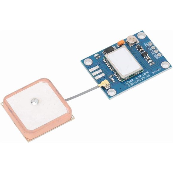 GYGPSV1-7M GPS Module,with GPS Antenna 3-5V Compatible with Various Flight Control Modules Provide GPS Computer Testing