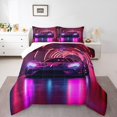 thumbnail image 2 of Car Bedding Set Sports Race Car Queen Comforter Set,Extreme Sport Down Comforter,Racing Automobile Geometric Duvet Insert for Kids Teens Men, 2 of 7