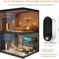 thumbnail image 5 of Energy-Efficient Space Heater, Indoor Electric Heaters with Telecontrol, Timer Function for Time-Saving Warmth, Compact Design for Large and Medium-Sized Rooms, 5 of 5