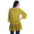 thumbnail image 4 of Moomaya Cardigan Court en Georgette Imprimée pour Femmes, Vêtements de Plage, Châle et Couvre-Maillot, 4 of 5
