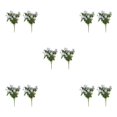 thumbnail image 3 of ZheElen 2pcs Artificial Silk Daisy Flowers Low Maintenance And For Home Faux Flowers blue 5Set, 3 of 6