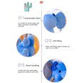thumbnail image 2 of SUNSIOM Jouets Duveteux pour Enfants, Poupée en Peluche Multicolore en Forme d'Éléphant, 2 of 8