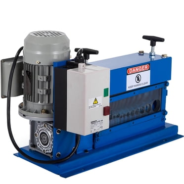 VEVOR Cable Wire Stripping Machine 0.06 inch -1.5 inch,Portable Powered Wire Stripper Machine 11 Channels 10 Blades,Automatic Wire Stripping Tool 75ft/minute,for Recycling Copper Wire