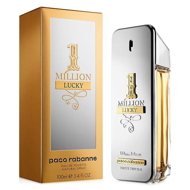 1 Million Lucky By Paco Rabanne Eau De Toilette Spray 3.4 oz