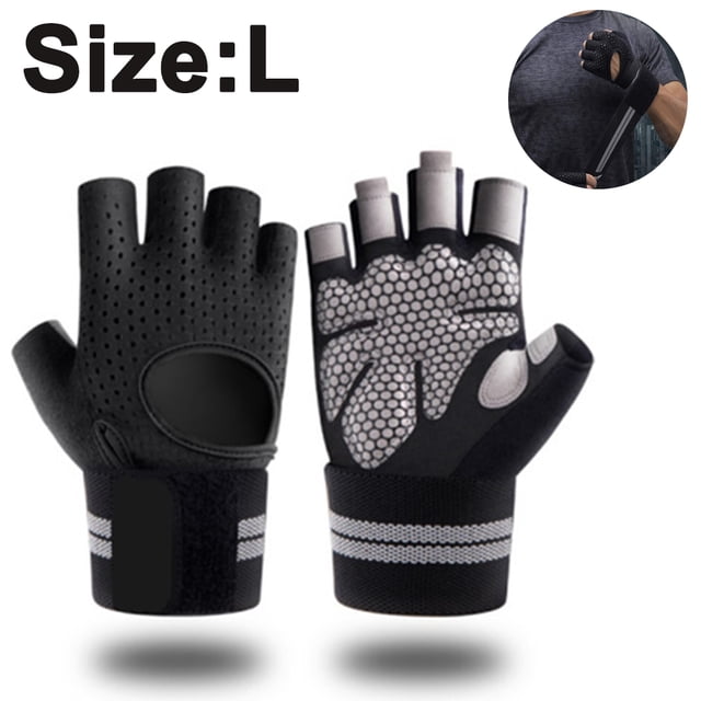 Gants de Musculation avec Support de Poignet pour Hommes et Femmes, Protection Complète de la Paume pour Musculation, Entraînement, Entraînement Physique