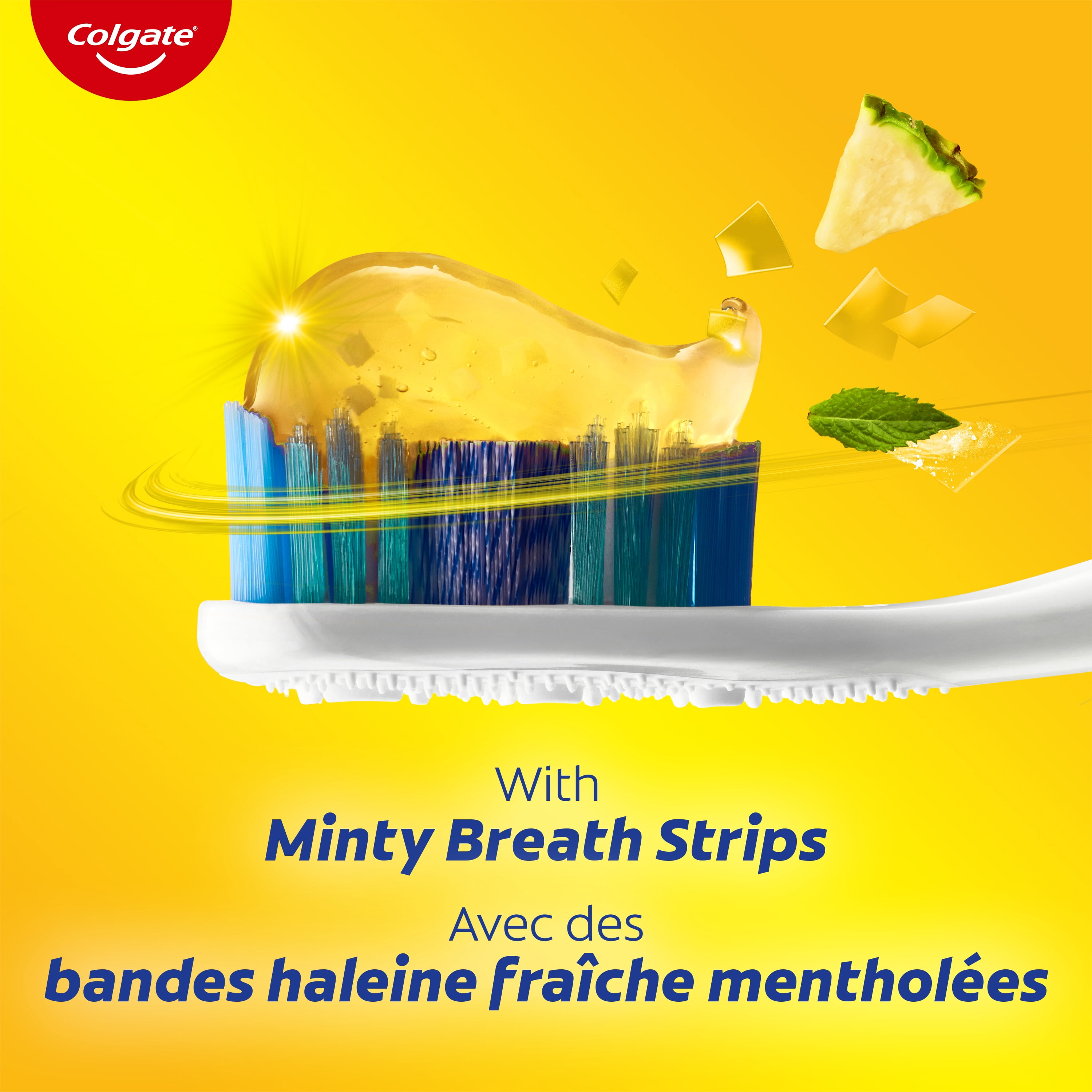 Colgate Maxfrais Dentifrice au Fluorure, Coup de Cœur Ananas et Noix de Coco à la Menthe 130ml