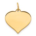 thumbnail image 1 of 14K Charm Disque Cœur XM528/35 (19mm x 17mm), 1 of 2