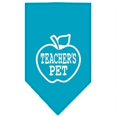 thumbnail image 1 of Enseignants Sérigraphie pour Animaux de Compagnie Bandana Turquoise Petit, 1 of 1