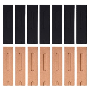 Miangastore Pen Sleeve Cover Beige Window 50Set Display Protector 6.1X1.6X0.08In