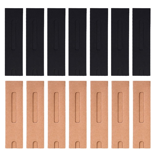 Miangastore Pen Sleeve Cover Beige Window 50Set Display Protector 6.1X1.6X0.08In