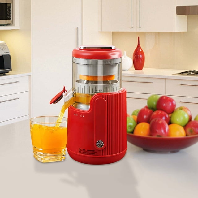 Ovzne Electric Juicer Machine Powerful Slow USB Rechargeable Masticating Juicer 360 Degree Motor Easy To Squeezer For Lemon Orange On Clearance