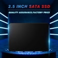 thumbnail image 4 of Mistaha 256GB 2.5-Inch SATA Interface Solid State Drive SSD - High-Speed Read/Write, 3D NAND Flash, Black ABS Material, 0-70°C Operating Temp, 4 of 6